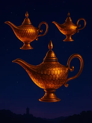 ৩টি জাদুকরী প্রদীপ
